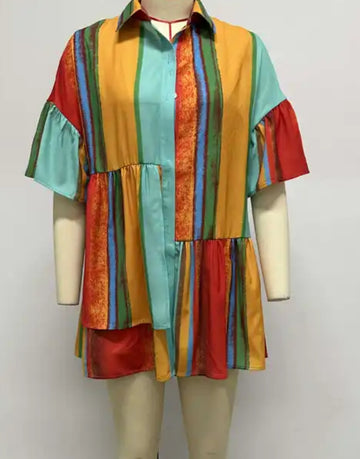 Multi Color Mini Dress