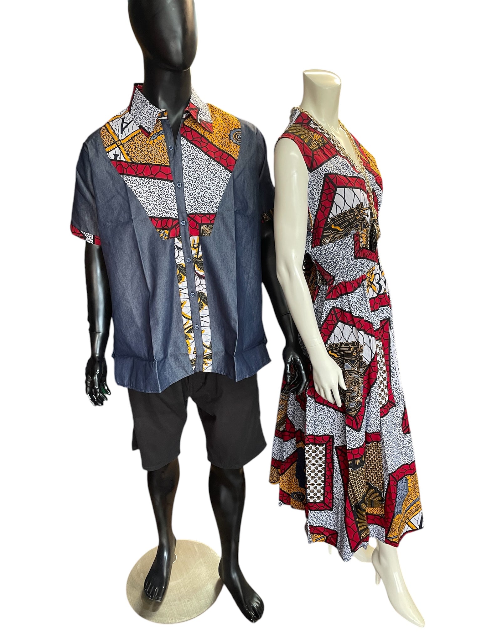 Matching African Couple's Set