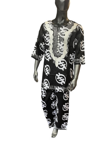Men's African Tunic and Long Pants Set