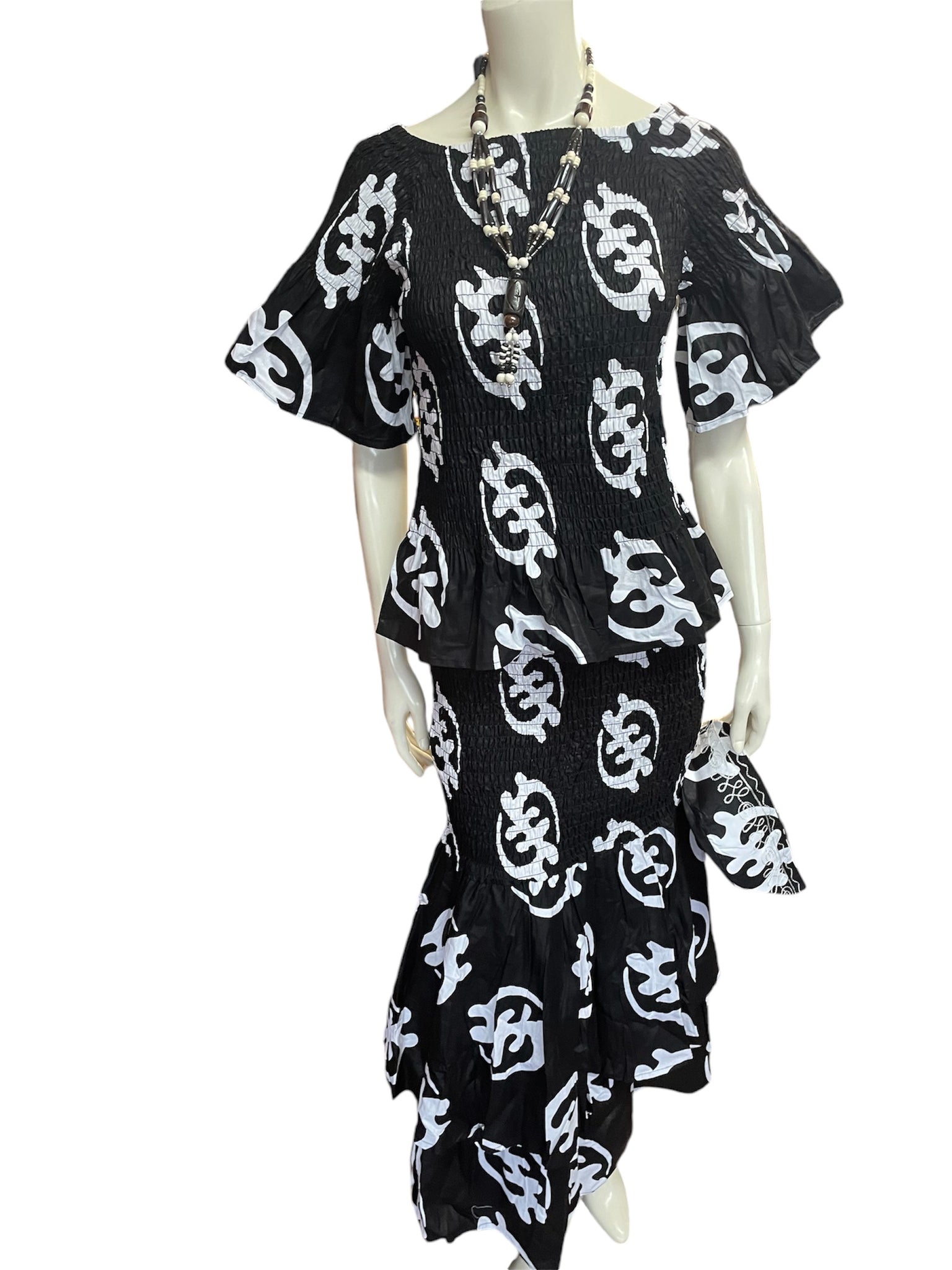 Women's African Skirt and Top Co-Cord set