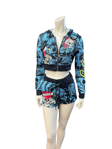 Ed Hardy Love Kills Slowly Shorts ONLY Lounge Wear