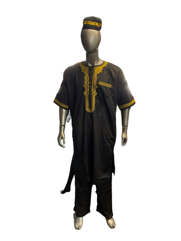 Black Panther African Dashiki 3 Piece Set