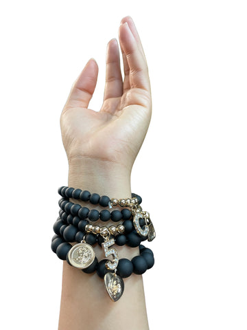 Layered Charm Bracelets