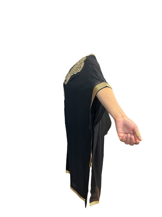 Sheer Long African Dress with Lining